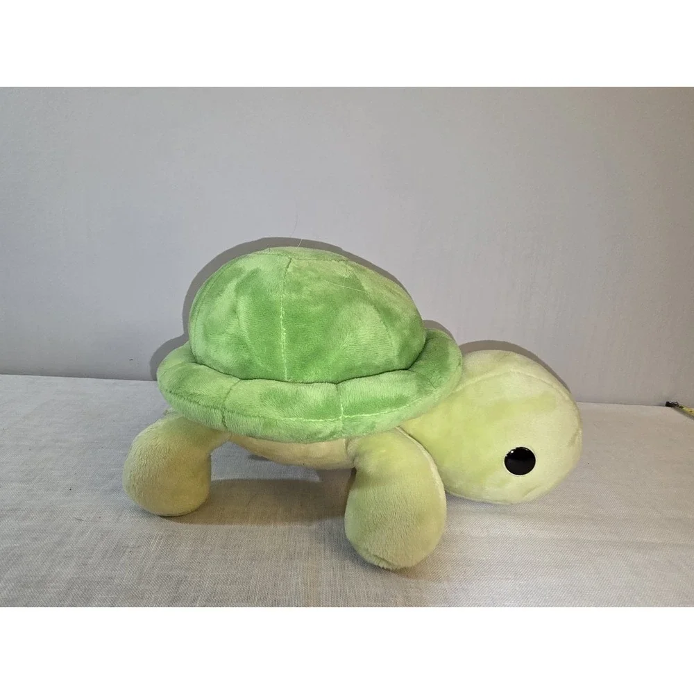 Bellzi Plush Turtle Torti the Tortoise Stuffed Animal Green Yellow 12